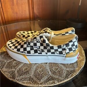 Vans Black and White Checkerboard Shoes